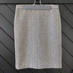 J.Crew Herringbone Wool pencil Skirt